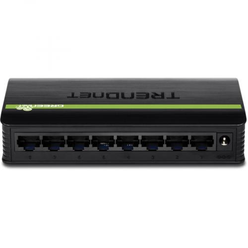 TRENDnet 8 Port Unmanaged 10/100 Mbps GREENnet Ethernet Desktop Switch; TE100 S8; 8 X 10/100 Mbps Ethernet Ports; 1.6 Gbps Switching Capacity; Plastic Housing; Network Ethernet Switch; Plug & Play Alternate-Image4/500