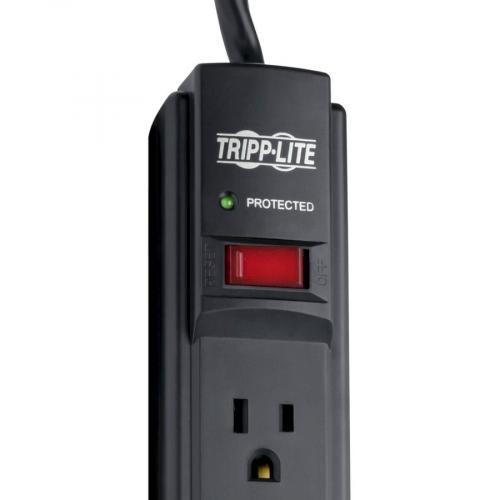 Eaton Tripp Lite Series Protect It! 6 Outlet Surge Protector, 6 Ft. Cord, 790 Joules, Diagnostic LED, Black Housing Alternate-Image4/500