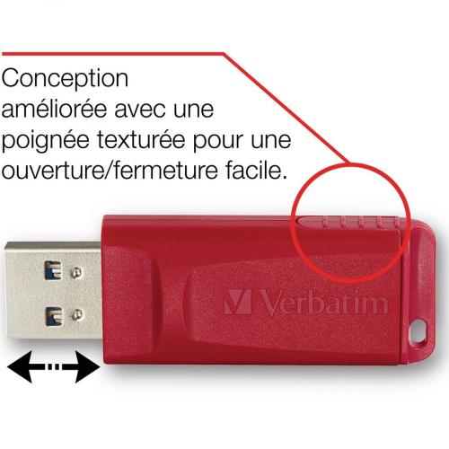 Verbatim 16GB Store 'n' Go USB Flash Drive   Red Alternate-Image4/500