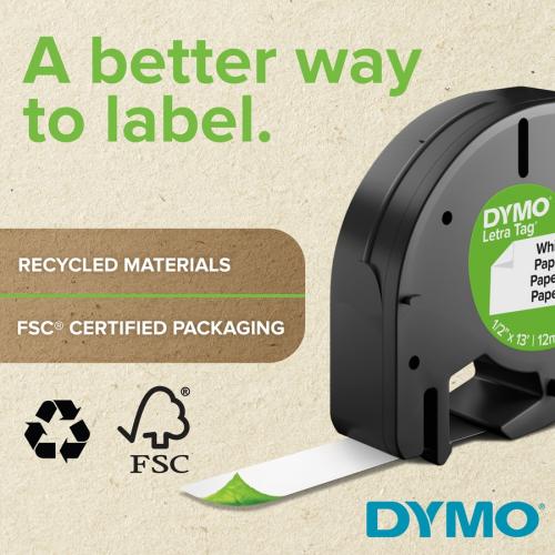 Dymo LetraTag Label Maker Tape Cartridge Alternate-Image4/500