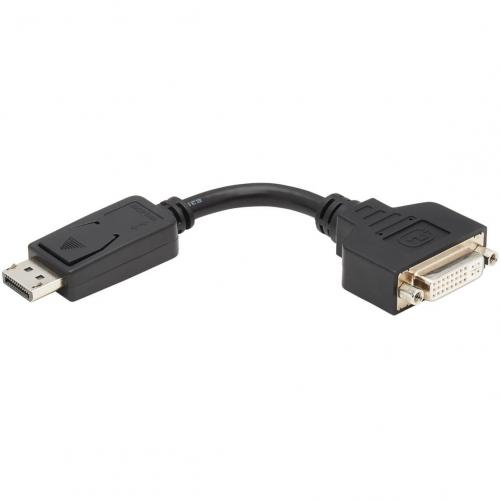 Eaton Tripp Lite Series DisplayPort To DVI I Adapter Cable (M/F), 6 In. (15.2 Cm) Alternate-Image4/500