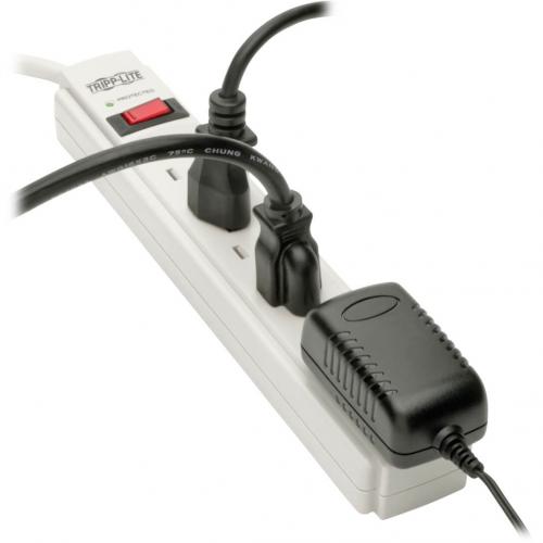 Tripp Lite By Eaton Protect It! 6 Outlet Surge Protector, 6 Ft. (1.83 M) Cord, 790 Joules, Diagnostic LED, TAA Alternate-Image4/500