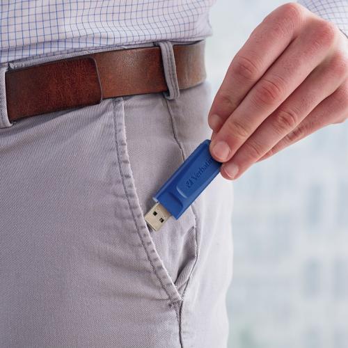 8GB USB Flash Drive   Blue Alternate-Image4/500