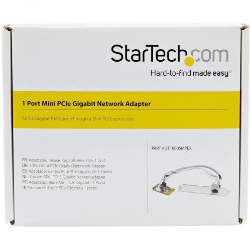 StarTech.com Mini PCI Express Gigabit Ethernet Network Adapter NIC Card Alternate-Image4/500