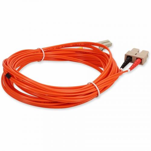 AddOn 3m LC (Male) To SC (Male) Orange OM1 Duplex Fiber OFNR (Riser Rated) Patch Cable Alternate-Image4/500
