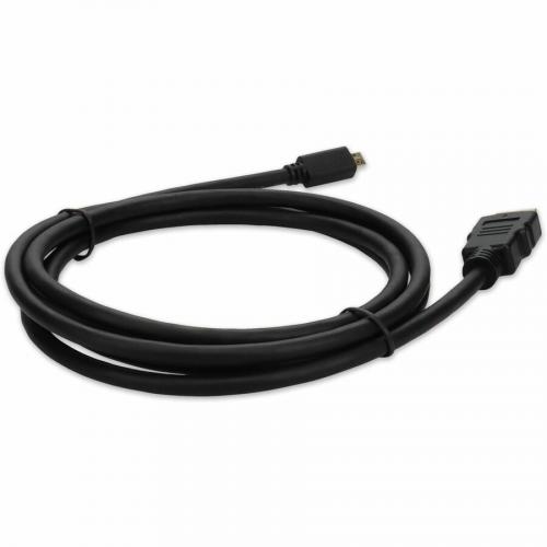 3ft HDMI 1.4 Male To Micro HDMI 1.4 Male Black Cable For Resolution Up To 4096x2160 (DCI 4K) Alternate-Image4/500