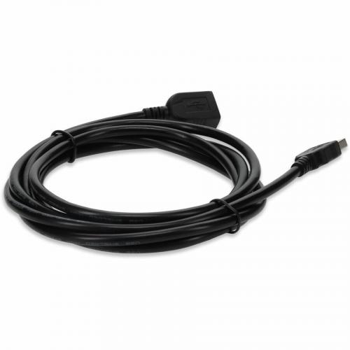 AddOn 6ft USB 2.0 (A) Male To Female Black Cable Alternate-Image4/500