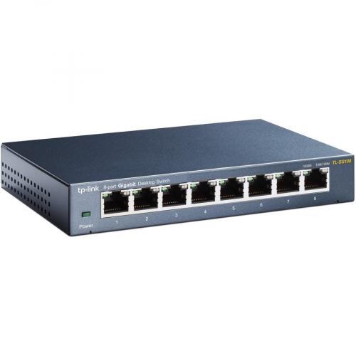TP LINK TL SG108   8 Port Gigabit Unmanaged Ethernet Network Switch Alternate-Image4/500