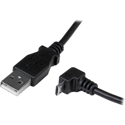 StarTech.com 2m Micro USB Cable   A To Down Angle Micro B Alternate-Image4/500
