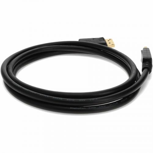 5PK 6ft DisplayPort 1.2 Male To DisplayPort 1.2 Male Black Cables For Resolution Up To 3840x2160 (4K UHD) Alternate Image4/500