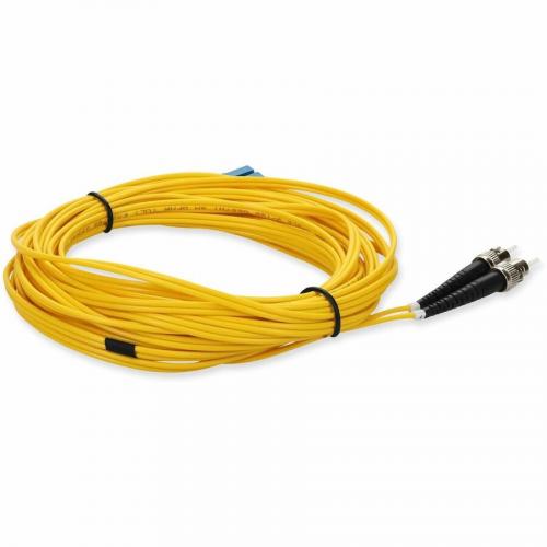 AddOn 10m LC (Male) To ST (Male) Yellow OS2 Duplex Fiber OFNR (Riser Rated) Patch Cable Alternate-Image4/500