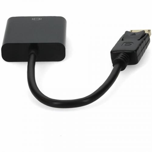 DisplayPort 1.2 Male To DVI D Dual Link (24+1 Pin) Female Black Adapter Which Requires DP++ For Resolution Up To 2560x1600 (WQXGA) Alternate-Image4/500