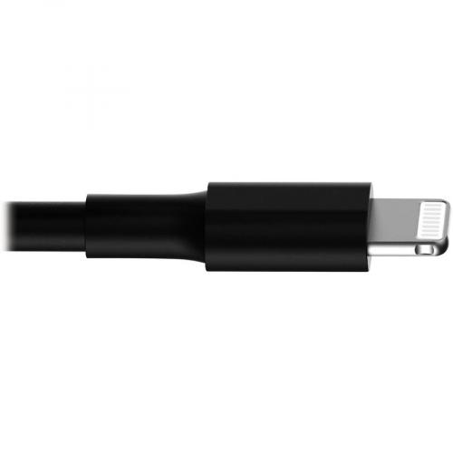 Eaton Tripp Lite Series USB A To Lightning Sync/Charge Cable (M/M)   MFi Certified, Black, 3 Ft. (0.9 M) Alternate-Image4/500