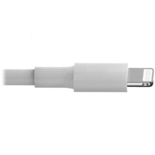 Eaton Tripp Lite Series USB A To Lightning Sync/Charge Cable (M/M)   MFi Certified, White, 3 Ft. (0.9 M) Alternate-Image4/500