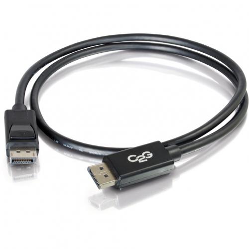 C2G 10ft 8K DisplayPort Cable With Latches   M/M Alternate-Image4/500