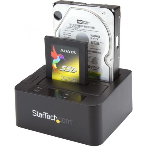 StarTech.com Dual Bay USB 3.0 / ESATA To SATA Hard Drive Docking Station, 2.5/3.5" SATA III, SSD/HDD Dock, Top Loading Alternate-Image4/500