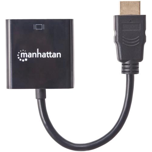 Manhattan HDMI Male To VGA Female Converter With Optional USB Micro B Power Port   Retail Bag Alternate-Image4/500