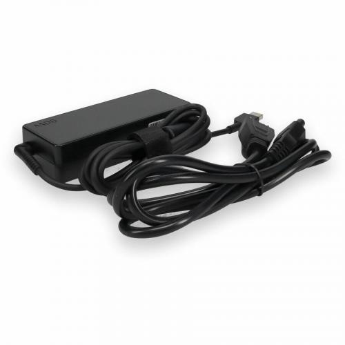 Lenovo 0B46994 Compatible 90W 20V At 4.5A Black Slim Tip Laptop Power Adapter And Cable Alternate-Image4/500