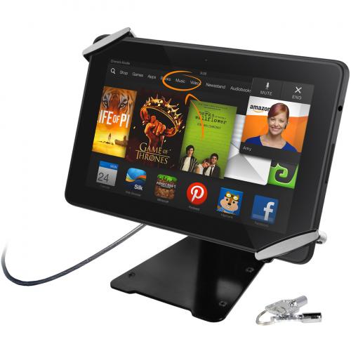 CTA Digital Universal Anti Theft Security Grip With Stand For Tablets Alternate-Image4/500