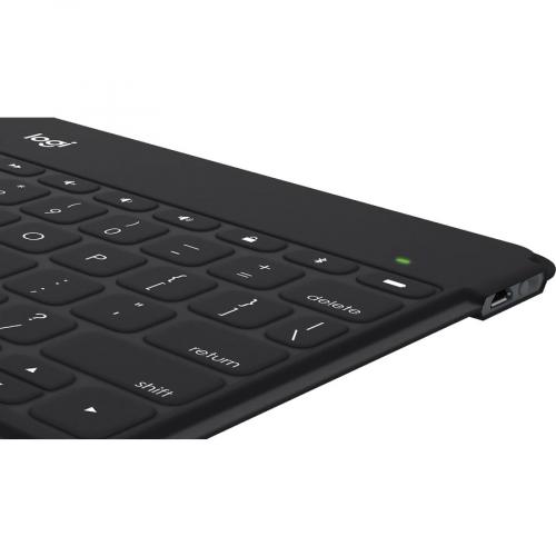 Keys To Go Super Slim And Super Light Bluetooth Keyboard For IPhone, IPad, And Apple TV   Black Alternate-Image4/500