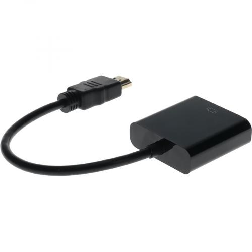 Lenovo 0B47069 Compatible HDMI 1.3 Male To VGA Female Black Active Adapter For Resolution Up To 1920x1200 (WUXGA) Alternate-Image4/500