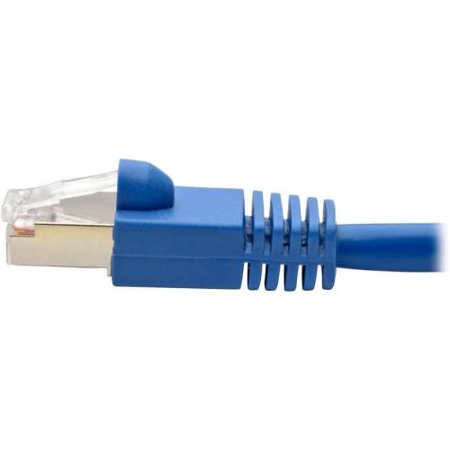 Eaton Tripp Lite Series Cat6a 10G Snagless Shielded STP Ethernet Cable (RJ45 M/M), PoE, Blue, 1 Ft. (0.31 M) Alternate-Image4/500