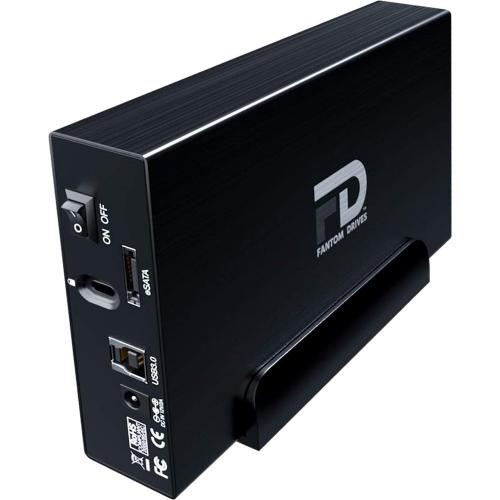 Fantom Drives 6TB External Hard Drive   GFORCE 3   USB 3, ESATA, Aluminum, Black, GF3B6000EU Alternate-Image4/500