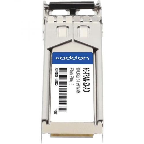AddOn Fortinet FG TRAN SX Compatible TAA Compliant 1000Base SX SFP Transceiver (MMF, 850nm, 550m, LC) Alternate-Image4/500