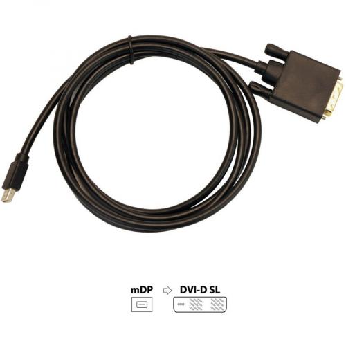 VisionTek Mini DisplayPort To SL DVI 1.8M Active Cable (M/M) Alternate-Image4/500