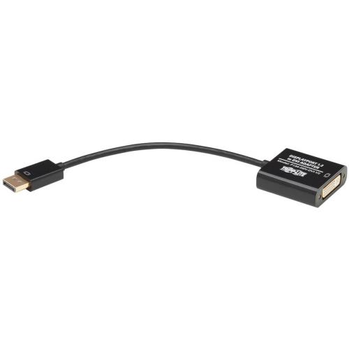 Tripp Lite 6in DisplayPort To DVI Adapter Active Converter M/F DPort 1.2 6" Alternate-Image4/500