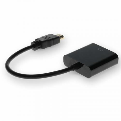HP H4F02UT#ABA Compatible HDMI 1.3 Male To VGA Female Black Active Adapter For Resolution Up To 1920x1200 (WUXGA) Alternate Image4/500