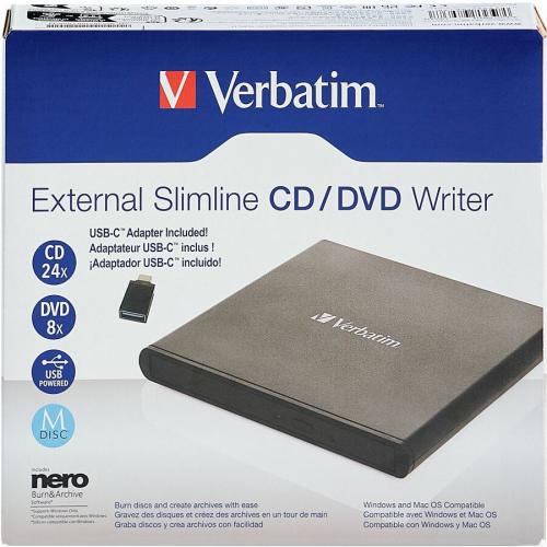 External Slimline CD/DVD Writer Alternate-Image4/500