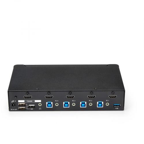 StarTech.com 4 Port HDMI KVM Switch   Built In USB 3.0 Hub For Peripheral Devices   1080p Alternate-Image4/500