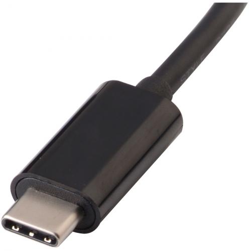 V7 Black USB Video Adapter USB C Male To RJ45 Male Alternate-Image4/500