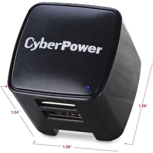 CyberPower TR12U3A USB Charger With 2 Type A Ports Alternate-Image4/500