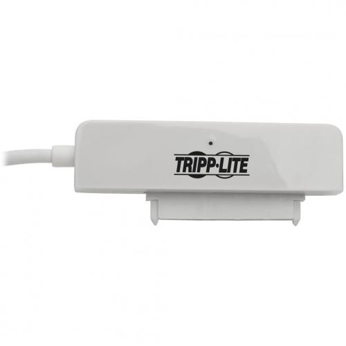 Tripp Lite By Eaton USB 3.0 SuperSpeed To SATA III Adapter Cable With UASP 2.5 In. SATA Hard Drives White Alternate-Image4/500