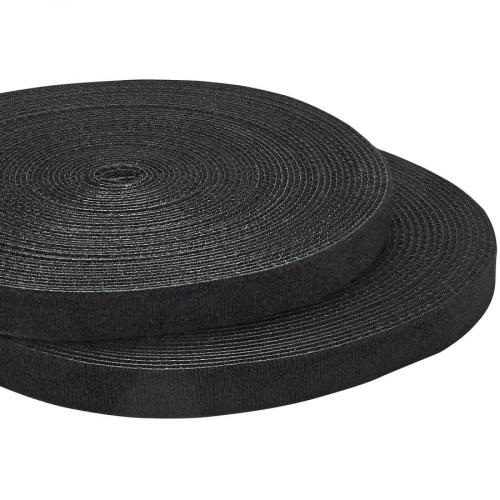 StarTech.com Hook And Loop Cable Management Tie   100 Ft. Bulk Roll   Black   Cut To Size Cable Wrap / Straps Alternate-Image4/500
