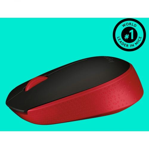 Logitech M170 Wireless Compact Mouse (Red) Alternate-Image4/500