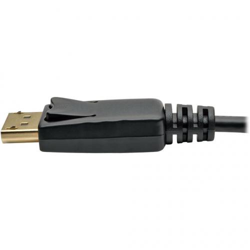 Eaton Tripp Lite Series Mini DisplayPort To DisplayPort Adapter Cable, 4K 60 Hz (M/M), DP Latching Connector, Black, 6 Ft. (1.8 M) Alternate-Image4/500