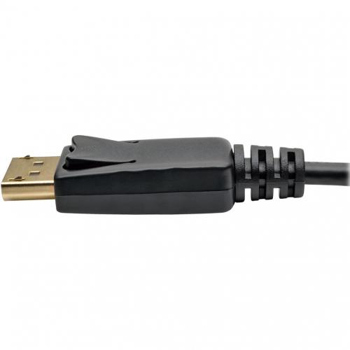 Eaton Tripp Lite Series Mini DisplayPort To DisplayPort Adapter Cable, 4K (M/M), DP Latching Connector, Black, 10 Ft. (3.1 M) Alternate-Image4/500