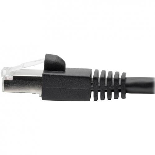Eaton Tripp Lite Series Cat6a 10G Snagless Shielded STP Ethernet Cable (RJ45 M/M), PoE, Black, 1 Ft. (0.31 M) Alternate-Image4/500