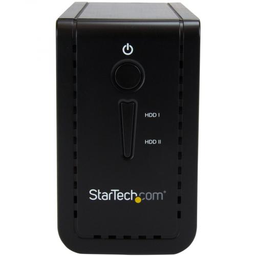 StarTech.com 2 Bay 3.5" HDD Enclosure With RAID   USB 3.1   SATA (6Gbps)   Dual 3.5" HDD/SSD/SSHD External Drive Enclosure   USB C And USB A Alternate-Image4/500