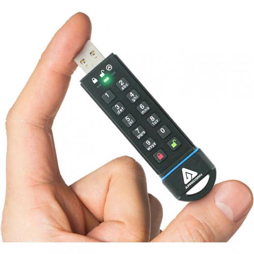 Apricorn 128GB Aegis Secure Key 3z USB 3.1 Flash Drive Alternate-Image4/500
