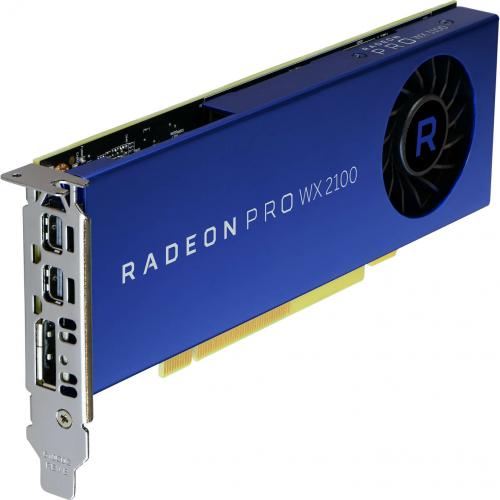 AMD Radeon Pro WX 2100 Graphic Card   2 GB GDDR5   Low Profile Alternate-Image4/500