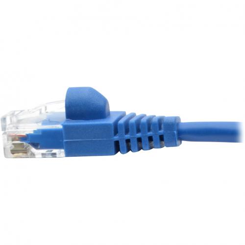 Eaton Tripp Lite Series Cat6a 10G Snagless Molded Slim UTP Ethernet Cable (RJ45 M/M), Blue, 2 Ft. (0.61 M) Alternate-Image4/500