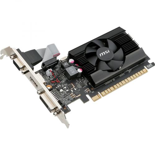 MSI NVIDIA GeForce GT 710 Graphic Card   2 GB DDR3 SDRAM   Low Profile Alternate-Image4/500