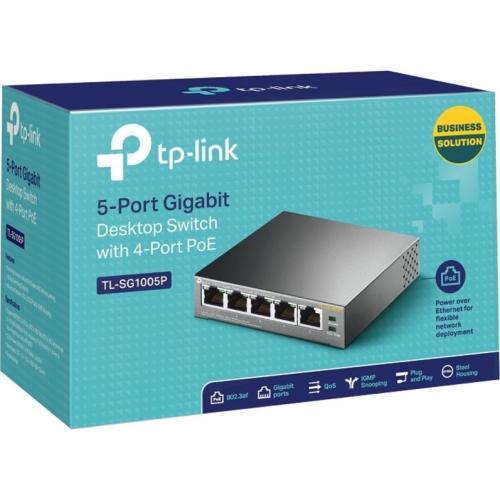 TP Link TL SG1005P   5 Port Gigabit PoE Switch Alternate-Image4/500