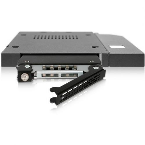 Icy Dock ToughArmor MB411SKO B Drive Bay Adapter For 5.25"   Serial ATA/600 Host Interface Internal   Black Alternate-Image4/500
