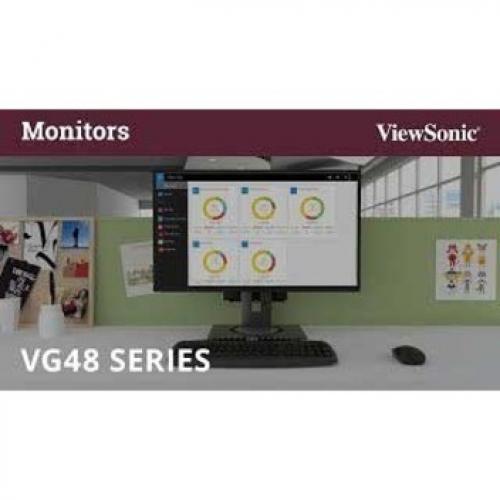 ViewSonic VG2448 24" Full HD WLED LCD Monitor   16:9   Black Alternate-Image4/500