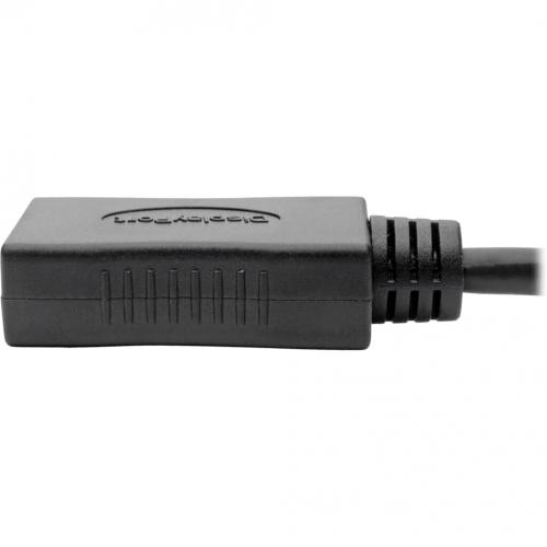 Eaton Tripp Lite Series Keyspan Mini DisplayPort To DisplayPort Adapter, 4K 60 Hz, Black (M/F), 6 In. (15.24 Cm) Alternate-Image4/500